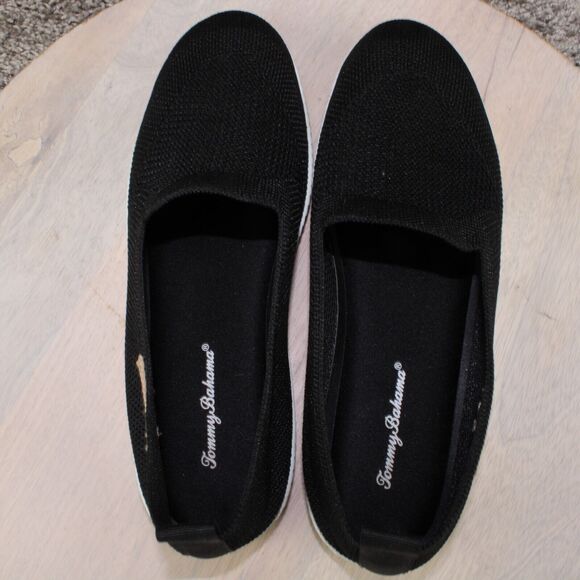 Tommy Bahama Slip On Comfort Shoes Womens 8.5 Black Textile - Picture 8 of 9
